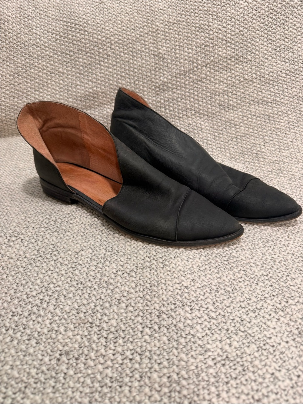 Free People Black Royale Flats size 41